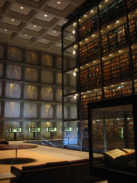 450px-Beinecke_Library_interior